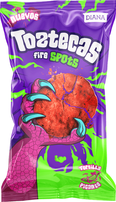Bag of Toztecas Fire Spots, the acid heat explosion.